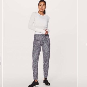Lululemon Athletica Black and White Track Pants